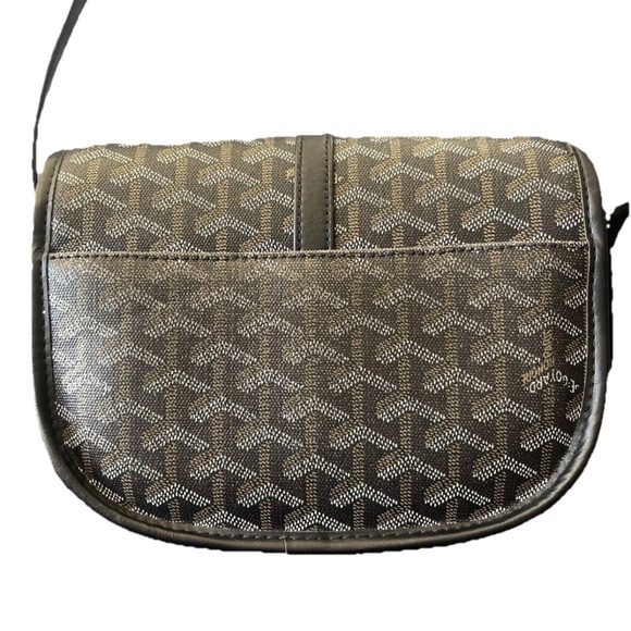 Goyard Belvedere PM Black Crossbody Bag Designer Luxury Purse Adjustable Strap - Picture 3 of 16